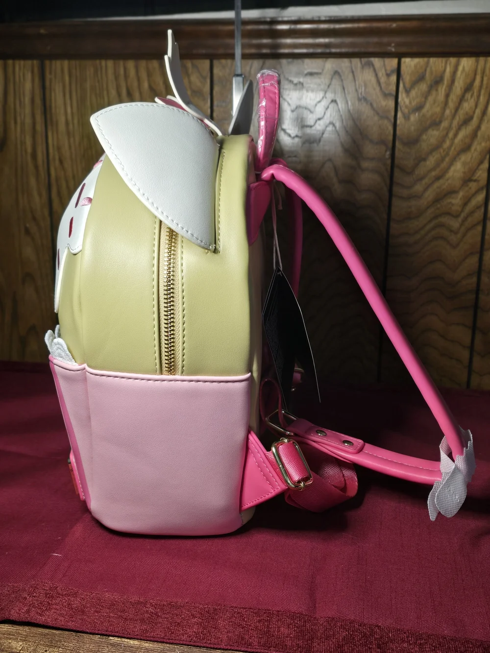 Whimsical Pink Cupcake Novelty Crossbody Bag